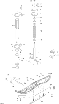 Front Suspension And Ski