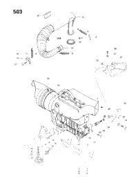 Engine Support And Muffler (503)