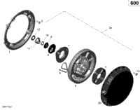Rewind Starter - 600 Carb