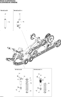 Rear Suspension Shocks Renegade X