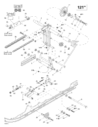 Rear Arm, Rear Suspension (121’’)