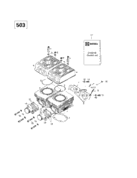 Cylinder, Intake Exhaust Manifold (503)
