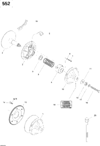 Drive Pulley (Mx Z 550F)