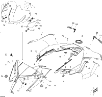 Windshield And Console 800R