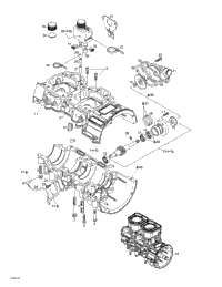 Crankcase, Water Pump