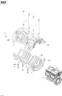 Crankcase (550F)