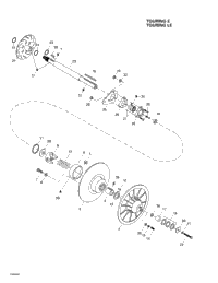 Driven Pulley (Touring E Le)