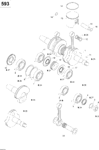 Crankshaft And Pistons 600