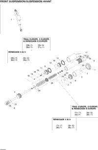 Front Take Apart Shocks