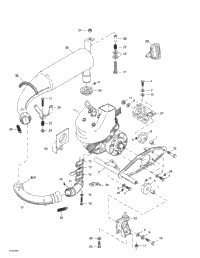Engine Support And Muffler