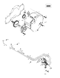 Ignition Housing Oil Pump (699)