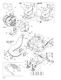 Engine Support And Muffler
