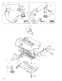 Engine Support And Muffler