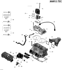 Cylinder And Injection System - 800R E-Tec
