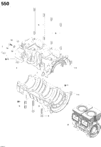 Crankcase (550)