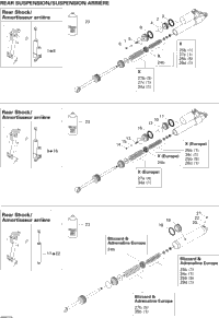 Take Apart Shock, Rear 2, Adr Eur