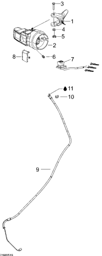 Throttle Handle And Housing