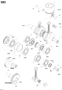 Crankshaft And Pistons 593
