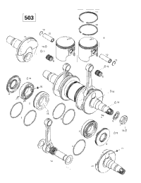 Crankshaft And Pistons (503)