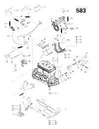 Engine Support And Muffler (583)