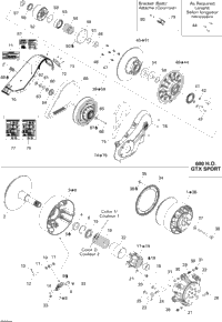 Driven Pulley 600Ho