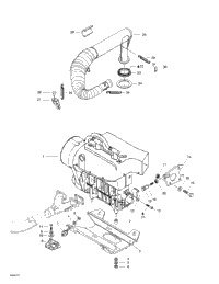 Engine Support And Muffler