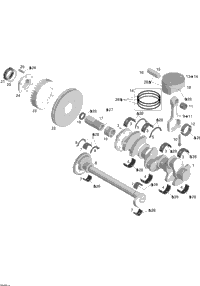 Crankshaft, Pistons And Balance Shaft