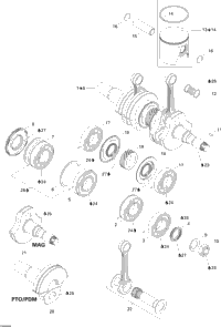 Crankshaft And Pistons