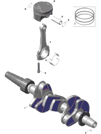 Rotax - Crankshaft And Pistons
