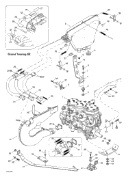 Engine Support And Muffler (Grand Touring Se)