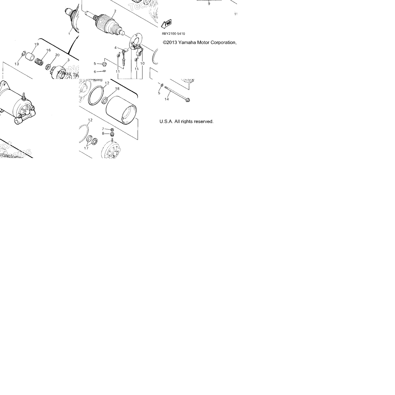 Alternate Starting Motor