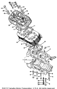 Crankcase - Cylinder (Ex440a)