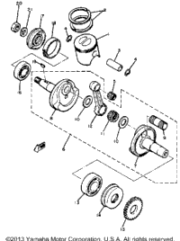 Crankshaft - Piston Br250f - G