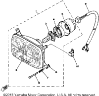 Headlight Ec540c - D