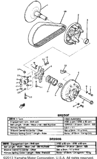 Primary Sheave Br250f - G