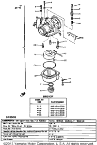 Carburetor Br250f - G