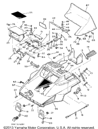 Shroud - Windshield Vmx540j