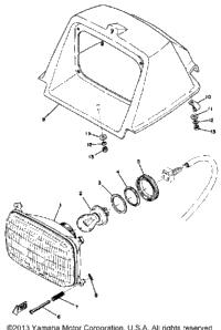 Head Lamp Gpx338f - Gpx433f