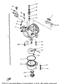 Carburetor Sr540d-E-F