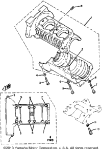 Crankcase Et340tf - Tg