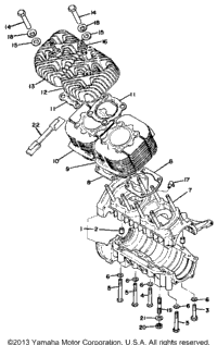 Crankcase - Cylinder (Ex340a)