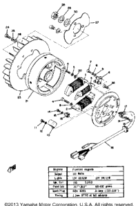 Flywheel Magneto Sl292c