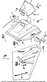 Shroud - Windshield Br250f - G