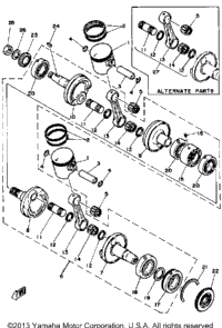 Crankshaft - Piston Ec540c