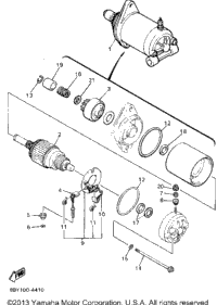 Alternate Starting Motor