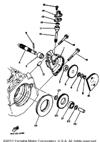 Pump Drive Gear Sr540d-E-F
