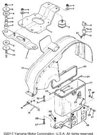 Engine Bracket - Luggage Box