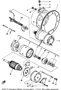 Starting Motor Ec540d