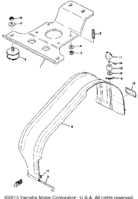 Engine Bracket - Drive Guard Gpx338f - Gpx433f