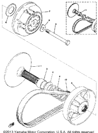 Primary Sheave Gpx338f - Gpx433f